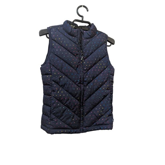 Gap Kids ColdControl Water-Resistant Puffer Vest With Colorful Polka Dots - Picture 3 of 7